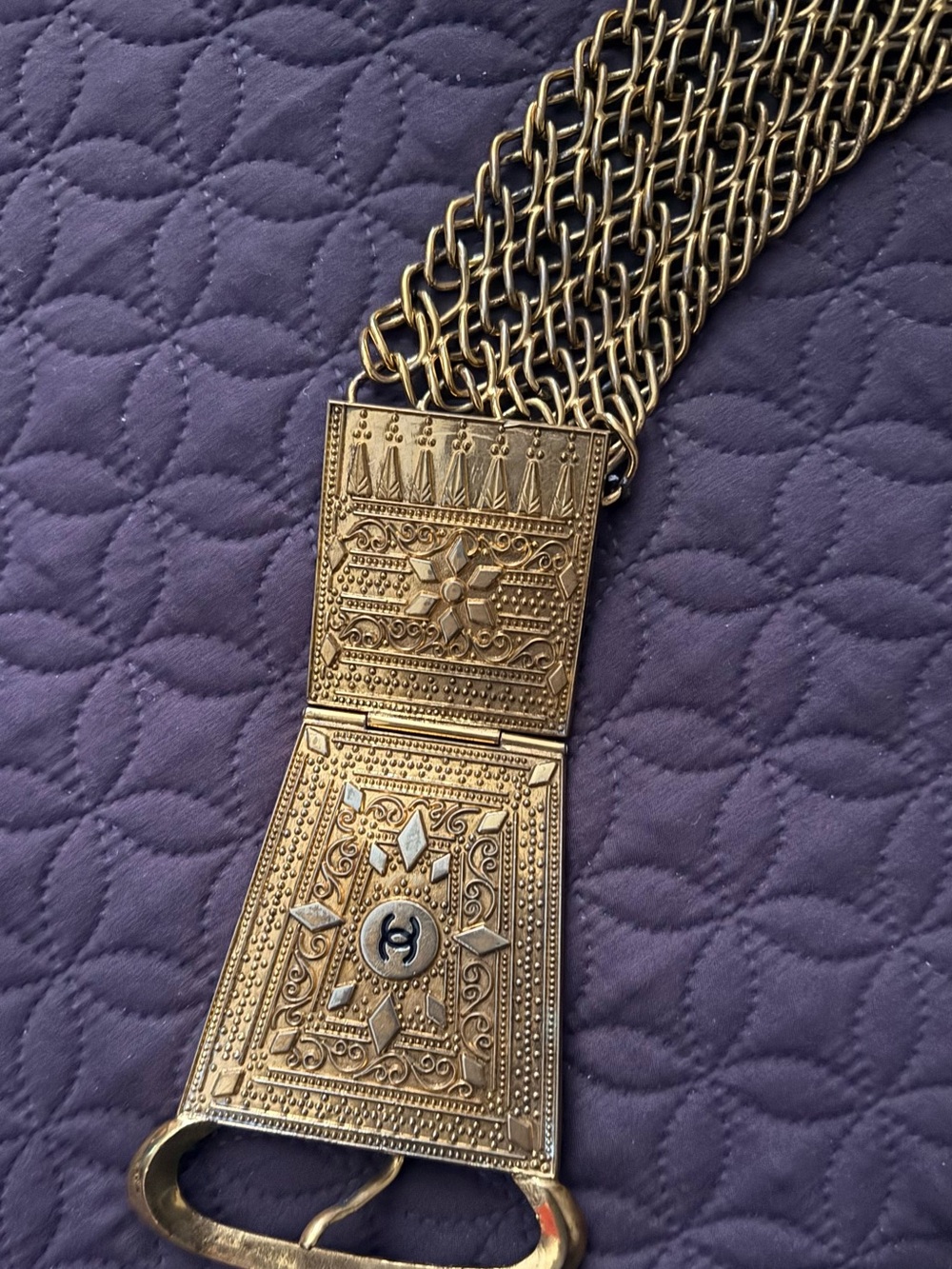 Vintage Gold Belt